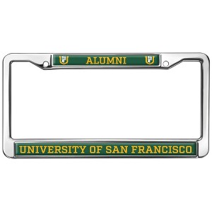 University of San Francisco Alumni Full Size Standard License Plate Metal Frame - 1 of 4