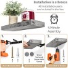 5 Pack 16 Inch Sorbus Long Floating Wall Shelves for Bedroom, Decor, Kitchen, Living Room - for Trophies, Frames, Bookshelf - 4 of 4