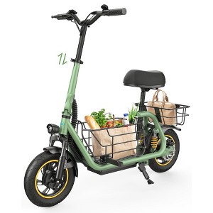 Mastgoal 550W Electric Scooter with Seat for Adult, 12 inch Commuter Electric Scooter with Dual Shock Absorbers and Up to 25 Miles 18.6MPH - 1 of 4