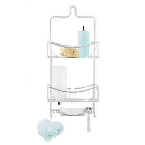 Better Living Products 3 Tier Venus Rust Proof Shower Caddy Aluminum: Space-Saving, Bathroom Storage Organizer - 1 of 4