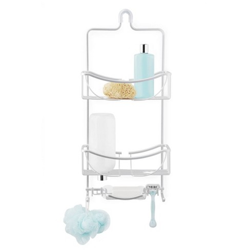 HiRise Four Corner Standing Shower Caddy with 9' Tension Pole Rust Proof  Aluminum Shower Organizer - Better Living Products