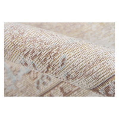Ivory Rectangular Braided Synthetic Stain-Resistant Rug 7'10" x 10'6"