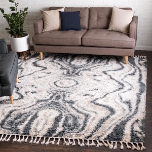 Unique Loom    Hygge Shag Valley Area Rug - 1 of 4
