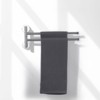 WOWOW 13 in. Wall Mounted Swivel 2-Arm Towel Bar Bath Hardware Accessory - 2 of 4