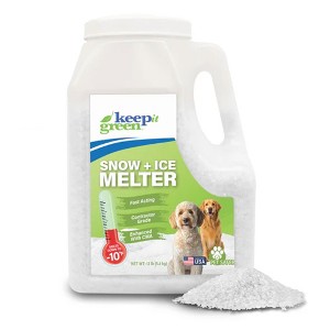 Snow Joe Keep It Green Ice and Snow Melter Salt Pellets with Green Tint, 12 lb. - 1 of 4