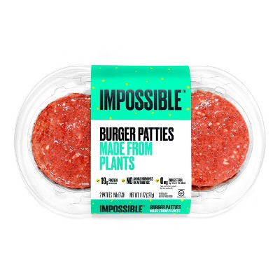 Impossible Burger Plant-Based Patties - 8oz