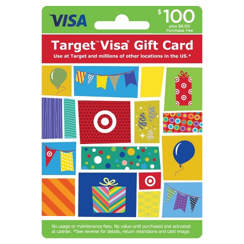 Visa Gift Card 100 6 Fee Target
