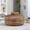 Bean Bag Chair Modern with Plush Foam Seat for Living Room or Bedroom 42.52in-3irtyhousy - 3 of 4
