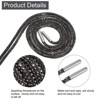 Unique Bargains Rhinestone Drawstring Cords Replacement Glitter Shoelaces 2 Pcs - 3 of 4