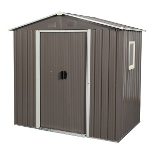 NicBex Outdoor Storage Shed with Window,Lockable Doors and Air Vent for Backyard Garden,Patio - 1 of 4
