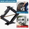 RV Stabilizer Jacks, Camper Trailer Jacks - 7500Lb Heavy Duty 24'' Scissor Jack with Crank Handle & Drill Sockets for Travel Trailer/RV, Black - 4 of 4