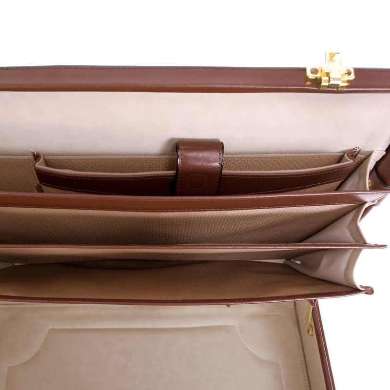 McKlein Daley Leather Attache Briefcase, 4 of 8