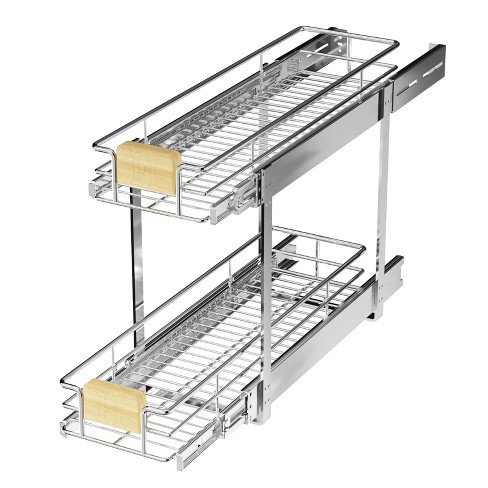 2 Tier Individual Pull-Out Cabinet Organizer, Slide-Out Kitchen