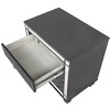 NicBex Nightstand with Drawers,Modern Side Table with Pulls and Wood Frame,Bedside Table for Bedroom,Living Room - 4 of 4