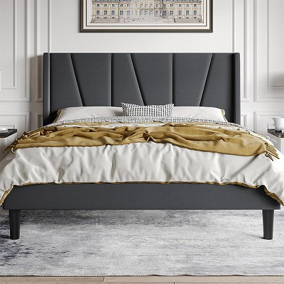 Hub Styler Bed Frame Geometric Headboard