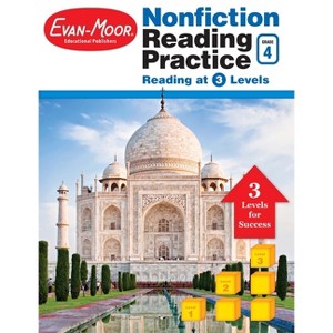 Nonfiction Reading Practice, Grade 4 Teacher Resource - by  Evan-Moor Educational Publishers (Paperback) - 1 of 1