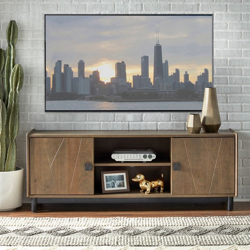 Dulce Entertainment Center TV Stand for TVs up to 55&#34; Gray - Buylateral, 1 of 7