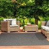 Reversible Modern Rustic Solid Braided Indoor/ Outdoor Runner Area Rug by Blue Nile Mills - 2 of 4