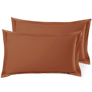 Nestl Soft Pillow Shams Set of 2, Double Brushed Microfiber Pillow Covers, Premium Pillow Shams With 1.5” Flange - 1 of 4