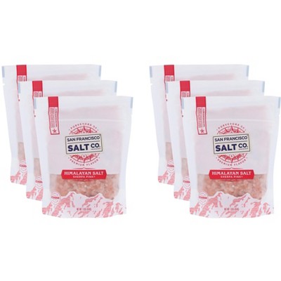 San Francisco Salt Co Salt Himalayan Coarse - Pack of 6 - 1 lb
