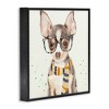Stupell Industries Hipster Chihuahua Puppy Watercolor, 17" x 17" - 3 of 4