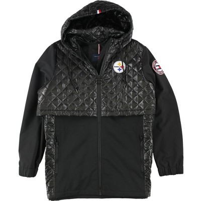 Tommy Hilfiger Womens Pittsburgh Steelers Quilted Jacket