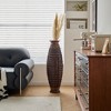 Infurnic Decorative Vases Metal Vases Stunning Vases Vase with Modern Design for Elegant and Versatile Home Decor, Brown, 9.84"*9.84"*40.9" - 4 of 4