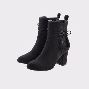 Women's Bow Detail Booties - LASCANA - 1 of 4