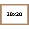 PosterPalooza | Weathered Yellow Picture Frame - UV Acrylic, Backing Board, Hanging Hardware Included - 2 of 4