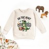 The Juniper Shop On The Hunt Dino Toddler Sweatshirt - 3 of 4