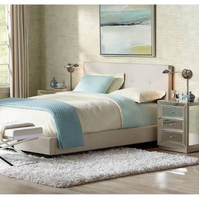 Elegant 25" Silver Mirrored Accent Table with Faceted Glass Knobs