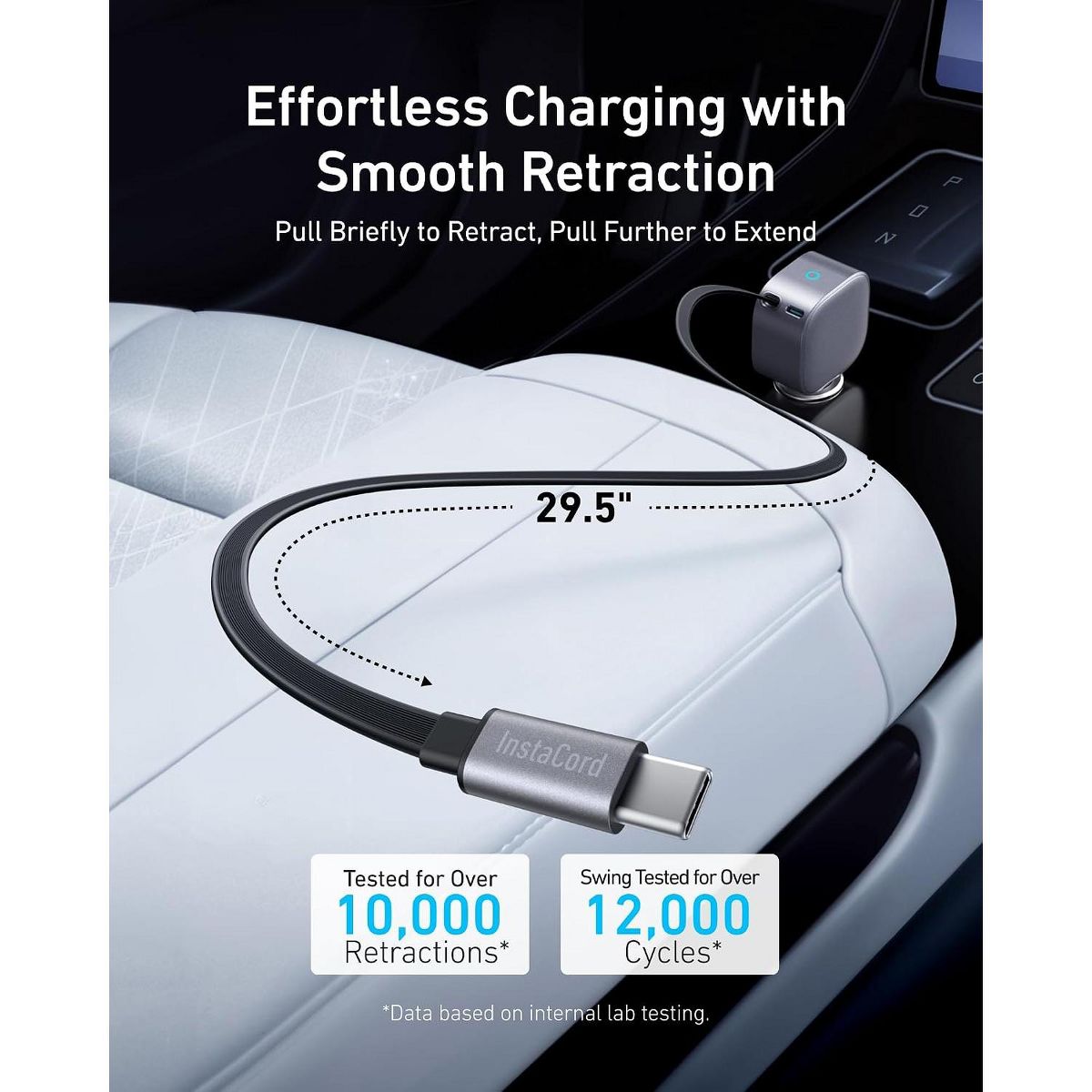 Anker Retractable USB-C Car Charger - thumbnail 3