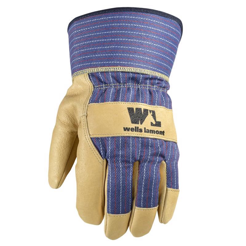 Wells Lamont Men's Palm Gloves Palomino L 1 pair, 1 of 2