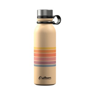 Outdoors Professional 20-Oz. Stainless Steel Double-Walled Vacuum-Insulated Travel Bottle with Leakproof Screw Cap - 1 of 4