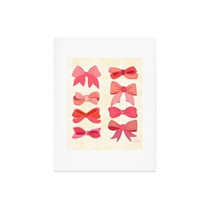 Deny Designs Carrie Cantwell Vintage Pink Bows Art Print - 1 of 2