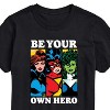 Men's - Marvel - Be Your Own Hero Short Sleeve Graphic T-Shirt - 2 of 4