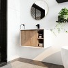 ChicFurnit Bathroom Storage Cabinets Floating Vanity With Ceramic Sink And Soft Close Door For Modern Homes, Beige, 30"*18.3"*18.5" - 2 of 4