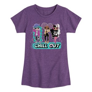 Girls' - LOL Surprise! - Winter Dolls Fitted Short Sleeve Graphic T-Shirt - 1 of 4