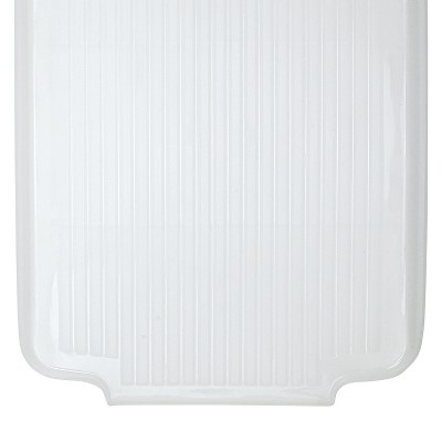 White Foldable Plastic Drain Tray with Lip