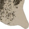 HomeStock FAUX HIDE MINI BROWNWHITE SPECKLE, Tufted and Printed, Transitional - 3 of 4