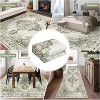 Washable Neutral Rugs - Soft Vintage Low Pile, Boho Farmhouse Carpet for Living Room, Bedroom & Dining Room - Non-Slip Indoor - 4 of 4