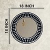 Sol Living 18-in Home Decor Mirror Handmade Wall Art - Black - 4 of 4