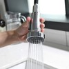 Pot Filler, Wall Mount Commercial Folding Faucet, Brass Material, Blackened - 4 of 4