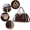MKF Collection Aubrey Color Block Women's Satchel Bag by Mia K - 3 of 4