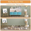 YONWAY Kids Bookcase with Collapsible Fabric Drawers, Children's Book Display, Kids Bookshelf with Toy Storage Cabinet Organizer - 4 of 4