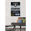 Trends International NFL Las Vegas Raiders - Champions 23 Framed Wall Poster Prints - 2 of 4