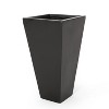 Okak 24.75"/28.5"/32.5" H*13"W Tapered Planter Pot with Drainage Tray Large Indoor/Outdoor Plant Pot for Trees & Floor Plants - 2 of 4