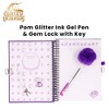 Inkology, LLC Unicorn Academy Spiral Notebook With Lock, Gel Pen and Stickers | 6 x 8 Inches - 2 of 4