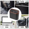 Unique Bargains Pressing Type Trash Can Hanging Storage Box Portable Interior Accessories 6.1"x5.31"x2.76" - 3 of 4