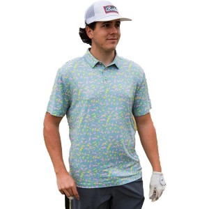 Burlebo Men's Performance Short Sleeve Polo Golf Shirt - 1 of 3